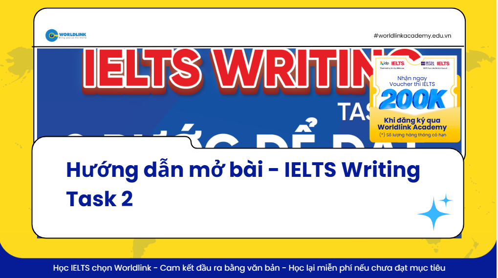 Cách viết mở bài IELTS Writing Task 2 hay với 5 bước hiệu quả